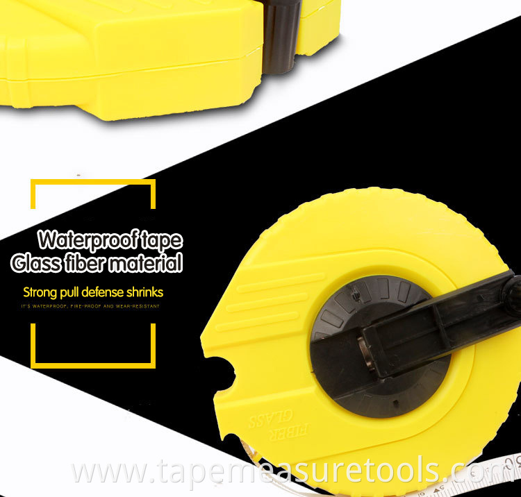 Factory direct sales portable new 50 meter fiberglass long tape measure soft measuring tape